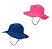 Sun Protection Zone Kids’ UPF 50+ Safari Sun Hat, Pink Flowers, Uv Sun Protective, Lightweight, Straps, One Size