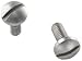 Hogue CZ-75/TZ-75 Grip Screws (Per 2) Slot, Stainless Steel Finish - 75018