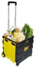 MARKSMAN TOOLS Folding boot cart with telescopic handle shopping trolley 25kg