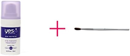 Yes to Blueberries Age Refresh Eye Firming Treatment (2pc AND e.l.f. professional Blending Eye Brush - BUNDLE)