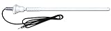 Dual Electronics MANT16W Durable Mast Long Range Marine Radio Antenna White