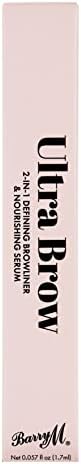 Barry M Ultra Brow 2-in-1 Defining Browliner & Serum Black Eyebrow Makeup view 3