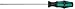 Wera 05007621001 Kraftform Plus 334 Slotted Screwdriver, Lasertip, 6.5mm Head, 8