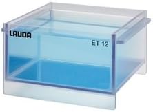 LAUDA LCZ 0706 Model ECO 20T Polycarbonate Transparent Bath for Immersion Thermostats Circulator Heater, 20L Capacity