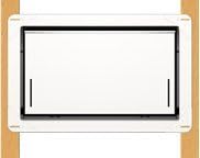 Good Vent 1540-570 Insulated Stud Wall Flood Vent 316 White