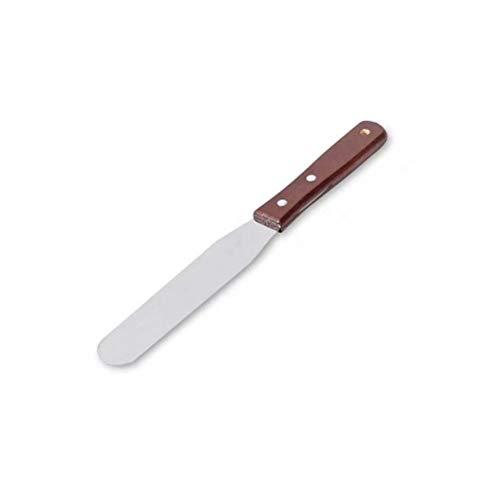 6 Inch Blade Straight Spatula with Wooden Handle, Cake Decorating
