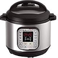 Instant Pot DUO60 6 Qt 7-in-1 Multi-Use Programmable Pressure Cooker, Slow Cooker, Rice Cooker, Steamer, Sauté, Yogurt…