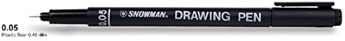 Snowman Cf12drawing pen 005 black