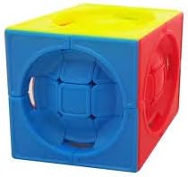 Jiehui Striker-less Centrosphere Rubiks Cube (Multicolour)