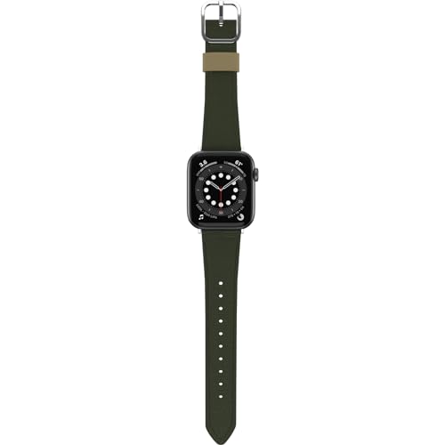 Otterbox Coque Symmetry Series Cactus Leather MagSafe pour Apple Watch 44/45/46mm, antichoc, résistante aux chutes, coque de protection fine, 3x testée selon la norme militaire, Vert