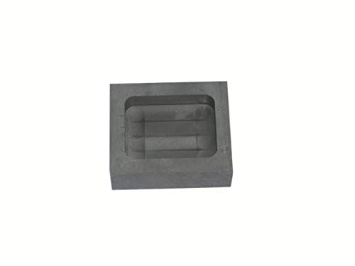 Graphite Ingot Mold Melting Casting Mould for Gold Silver Nonferrous Metal (250g)