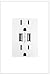 Legrand adorne Dual-USB Multi-Outlet (White Finish), ARTRUSB153W4