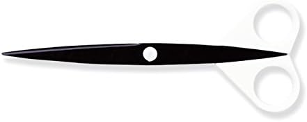 6-5/8 inch Non-stick Stainless Steel Comfort Grip Stationery Scissors – For Office, School, Home, Kitchen, Arts Crafts, Sewing, Paper, Cardboard, Fabric, Vinyl, Canvas – by Ascend Tools