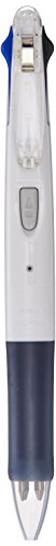Zebra Clip-On G Series 4 Color Ballpoint Multi Pen - 0.7 mm - White Body (B4A3-W)