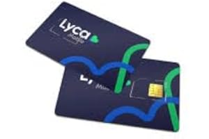 TAMACX New! Lycamobile Official Prepaid All in One SIM Card Activation Kit with Volte Feature - Unlimited 4G LTE Data, Talk & Text - Coverage in US, Puerto Rico, Canada