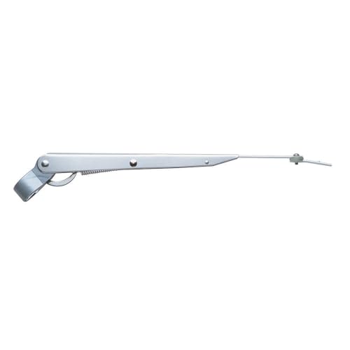 AFI 33010A Deluxe Stainless Steel Adjustable Marine Windshield Wiper Arm for All AFI Motors (14 to 20, Silver)