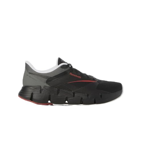 Reebok Unisex Zig Dynamica 5 Trainers, Black Black Grey 5, 7.5 UK