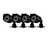 Night Owl Security CAM-4PK-CM245 4-Pack Color Wired Cameras with 45 Feet Night Vision, 240 Feet of Cable and Vandal Proof 3-Axis Mounting Brackets