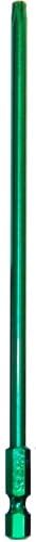 GRK CARD25-6 Carded T-25 6-Inch Bits, 2 Bits per Card, Green