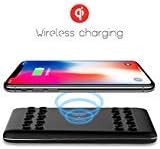 Wireless Power Bank Fast Charging Yuzes 8000mAh Fast Charger with Anti Skid Function Outputs and Dual Inputs External Battery for IPhone X,IPhone 8,Samsung Galaxy