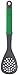 Joseph Joseph 10113 Elevate Slotted Spoon Nylon with Integrated Tool Rest Cooking Utensil Kitchen Tool Silicone Handle Dishwasher Safe, Green