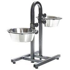 Mr Oreo Stainless Steel Double Diner Food Bowl Stand for Dog (Medium)
