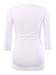 BBHoping Women's Maternity Tops 3/4 Sleeve Round Neck Classic Side Ruched Pregnancy T-Shirt