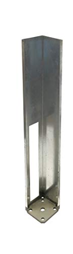 Vinyl Fence Concrete/Wood Post Mount Tower with Mounting Kit (4"x4"x36")