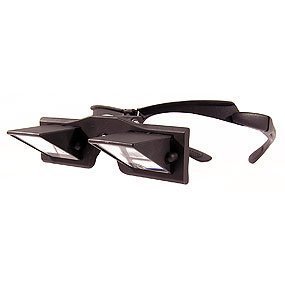 ADJUSTABLE & REVERSIBLE BED PRISM SPECTACLES GLASSES by Tech Optics