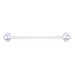 Kenney Magnetic Curtain Rod for Metal Doors or Metal Surfaces, No Drill Curtain Rod, Adjustable Magnetic Rod, Multi-Use Design, 16-28 inch Window Privacy Drapery Rods, Appliance Rods, White Finish