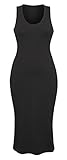 Women's Sleeveless Plus Size Midi Dress