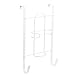 Spectrum Diversified Over-the-Door Iron & Ironing Board Holder, No-Installation Iron, Sturdy Steel Construction With Rubberized Hook Ends, Laundry Room Storage & Closet Organization