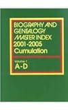 Biography and Genealogy Master Index Cumulation 2001-2005, Mossman, Jennifer, 0787691011