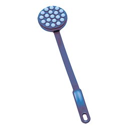 Pflegehome24 Eincremhilfe Eincremehilfe - Set, dunkelblau, mit Massageroller, Badeschwamm und Badeblume