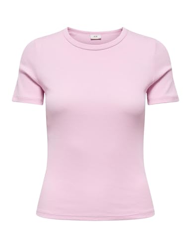 JdY Lucky S/S O Neck Top JRS Dia, Fragante Lila, M