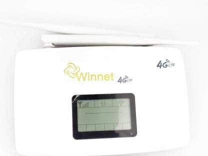 Winnet LTE/Volte 4G Sim Based CPE Router WiFi Up to 10 Users 100 Mbps with Display + LAN Port