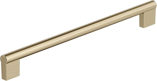 Amerock Versa 10-1/16 inch (256mm) Center-to-Center Golden Champagne Cabinet Pull, BP55532BBZ