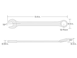 TEKTON 9/32 Inch Combination Wrench | 18252