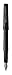 PARKER Premier Fountain Pen, Monochrome Black, Fine Nib with Black Ink Refill