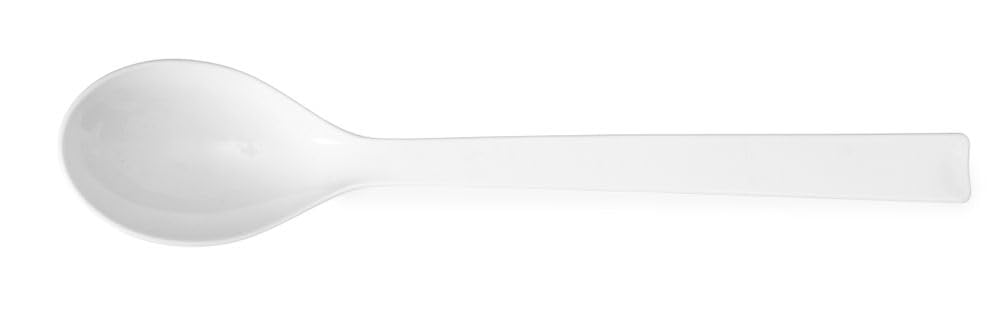 HENDI Salad spoon, white, 335 mm, 0.06 L