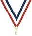 Decade Awards Gold Bowling Die Cast Medal - 2.5 Inches - Includes Red, White & Blue V-Neck Ribbon