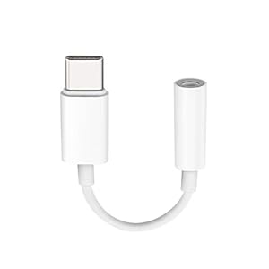 USB C naar 3,5 mm hoofdtelefoon adapter, USB C naar hoofdtelefoon adapter, Type C Jack DAC Aux Audio Mic Oortelefoon…