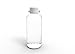 ZYK Water Bottle, Sports Water Bottle Glass BPA Free, Eco-Friendly 0.6L, 20 Ounce Made for Running, Gym, Yoga, Outdoors and Camping