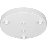 Generation Lighting 7449403-15 Hanging Globe Three Light Cluster Canopy, White Finish
