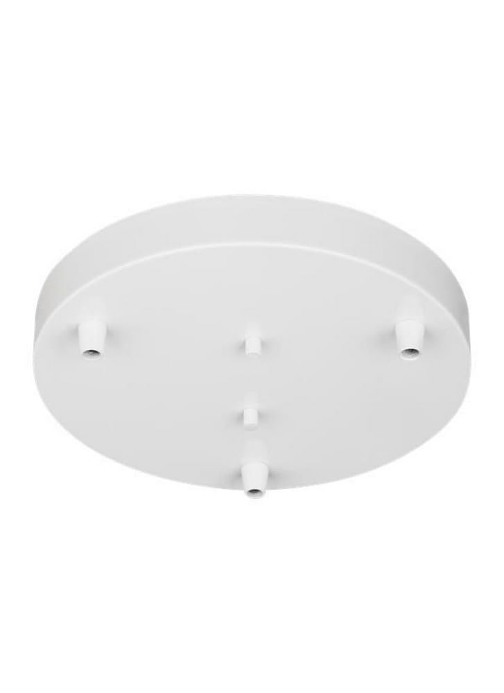 Photo 1 of Generation Lighting 7449403-15 Hanging Globe Three Light Cluster Canopy, White Finish