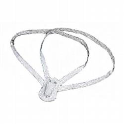 White Double Leather Sling Carrying Belt Color Guard Parade Flagpole Holder