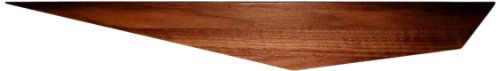 David Hsu Design Peliship Floating Shelves, Large Left, Walnut