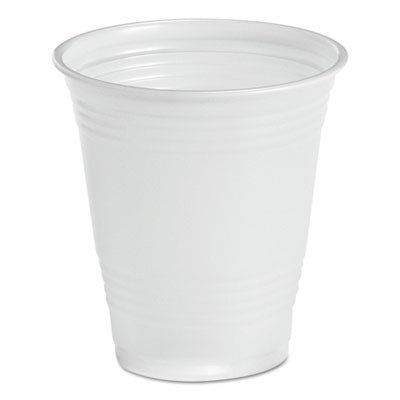 Click Here to See More Images Boardwalk TRANSCUP14CT Translucent Plastic Cold Cups, 14oz, 50 Per Bag (Case of 20 Bags)