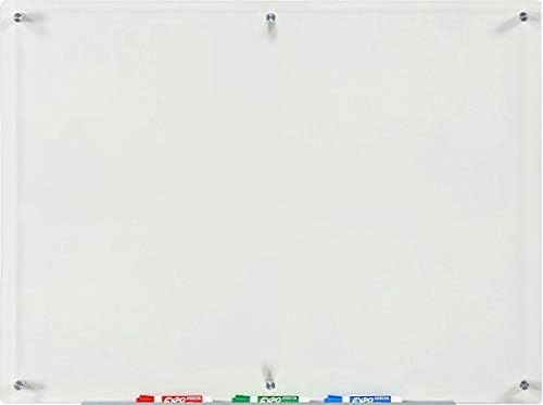 Audio Visual Direct ウルトラクリアガラス ホワイトボードセット 35 1 2 X 47 4インチ 非磁性