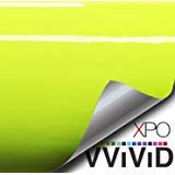 VViViD Hi-Liter Fluorescent Yellow Gloss vinyl Wrap (12